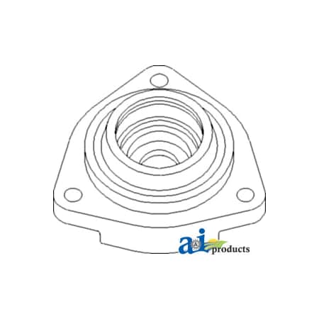 A & I Products Bearing Housing / Quill, Rear PTO Shaft 6.2" x6.2" x4.5" A-R47514
